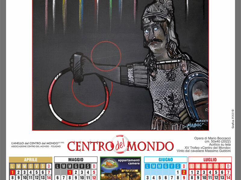calendario 2023 Centro del Mondo Foligno